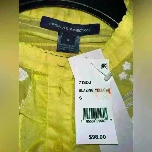 NWT French Connection Alowie
Embroidered Organic Cotton Shift Dress Size S - Picture 6 of 6